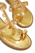 Load image into Gallery viewer, Chain Pendant Toe Sandals