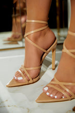 Load image into Gallery viewer, Gossip Girl Strappy High Heels - Nude