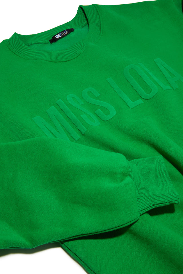 Load image into Gallery viewer, Miss Lola Exclusive Crewneck Sweater - Green