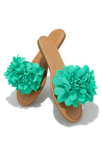 Load image into Gallery viewer, Turquoise Slip On Sandals
