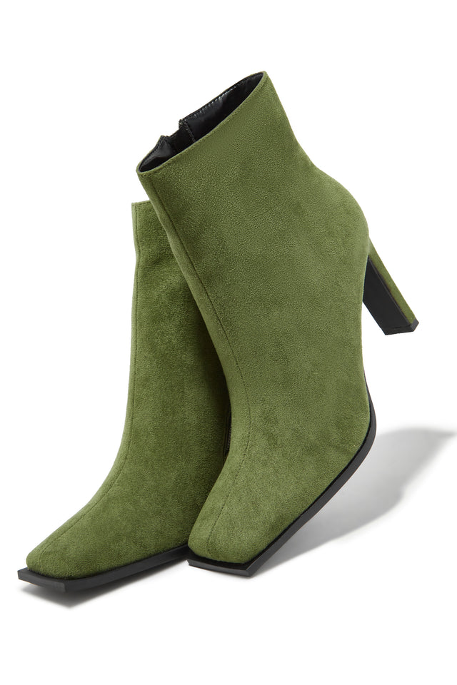 Load image into Gallery viewer, Laylah Ankle Boots - Green