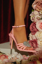 Load image into Gallery viewer, Heartbreaker Heart Embellished High Heels - Pink