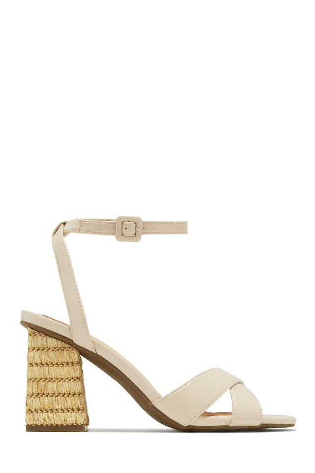 Load image into Gallery viewer, Punta Cana Block Heels - Ivory