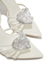 Load image into Gallery viewer, Cream Embellished Heels