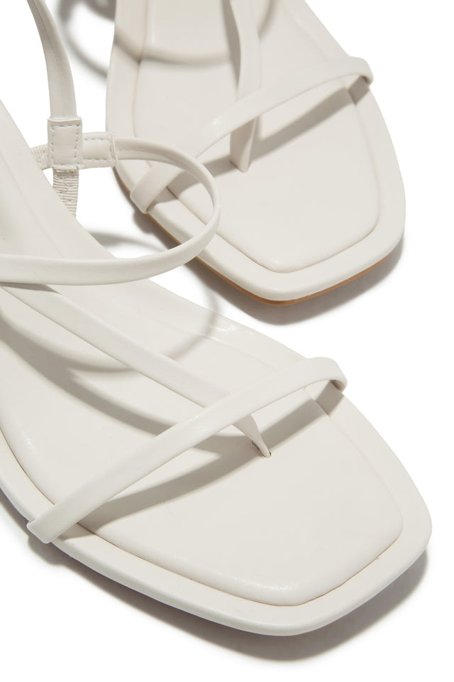 Load image into Gallery viewer, Elsie Slingback Mid Heels - Ivory