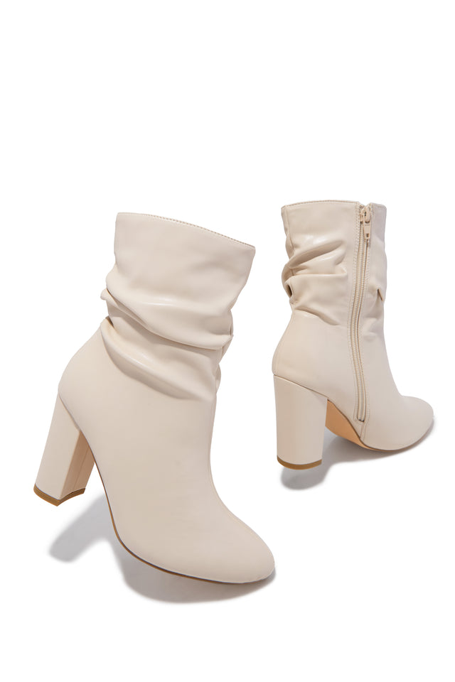 Load image into Gallery viewer, Sharon Block Heel Ankle Boot - Ivory