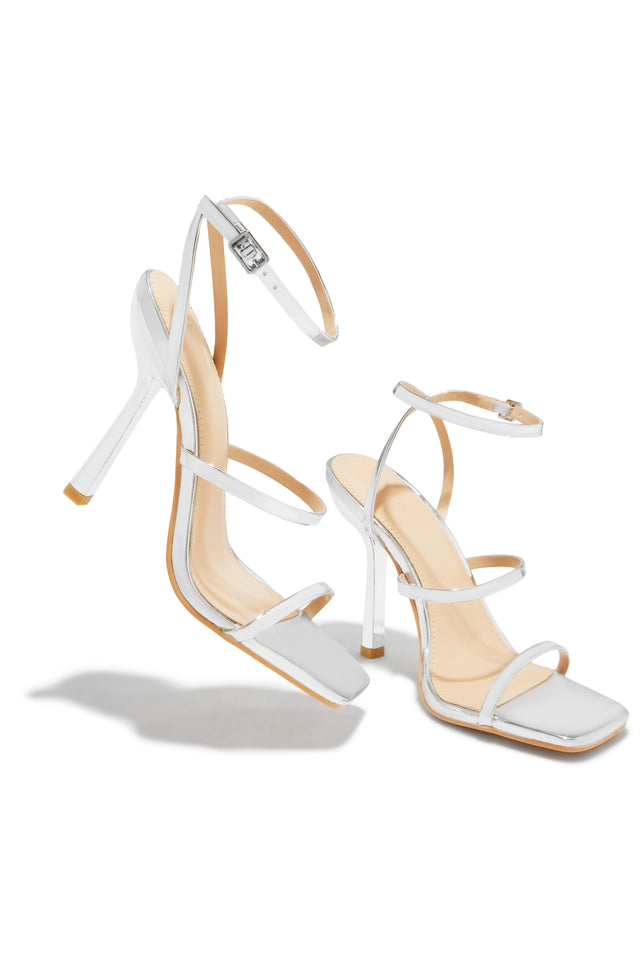 Load image into Gallery viewer, Jenny Single Sole High Heels - Silver