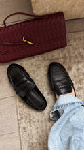 Load image into Gallery viewer, Julia Slip On Loafer Flats - Black Croc