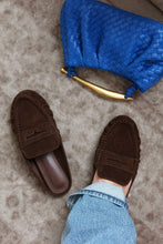 Load image into Gallery viewer, Julia Slip On Loafer Flats - Brown