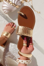 Load image into Gallery viewer, Julissa Slip On Sandals - Gold