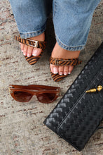 Load image into Gallery viewer, Karyn Mid Heel Mules - Tiger