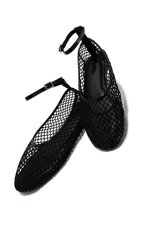 Load image into Gallery viewer, Kenley Mesh Flats - Black
