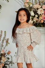 Load image into Gallery viewer, Mini Floral Off The Shoulder Dress