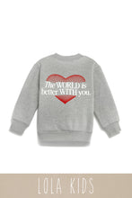 Load image into Gallery viewer, Kids Motivated Wellness Club Kids Exclusive Crewneck - Grey