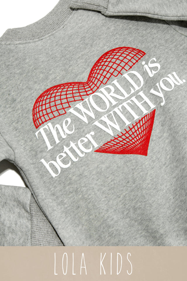 Load image into Gallery viewer, Kids Motivated Wellness Club Kids Exclusive Crewneck - Grey