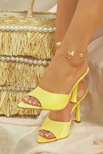 Load image into Gallery viewer, Kimmie Single Sole Mule Heels - Yellow