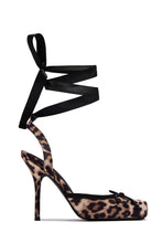 Load image into Gallery viewer, Alahna Ballet Lace Up Heels - Leopard