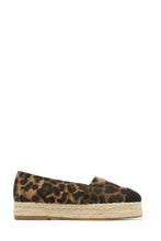 Load image into Gallery viewer, Beach Babe Platform Espadrille Flats - Leopard