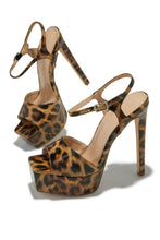 Load image into Gallery viewer, Paulina Platform High Heels - Leopard