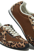 Load image into Gallery viewer, Downtown Stroll Lace Up Sneakers - Leopard