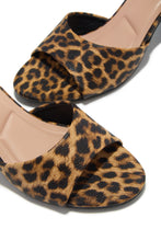 Load image into Gallery viewer, Leslee Single Sole Mule Heels - Leopard