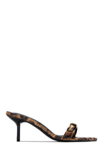 Load image into Gallery viewer, Karyn Mid Heel Mules - Leopard