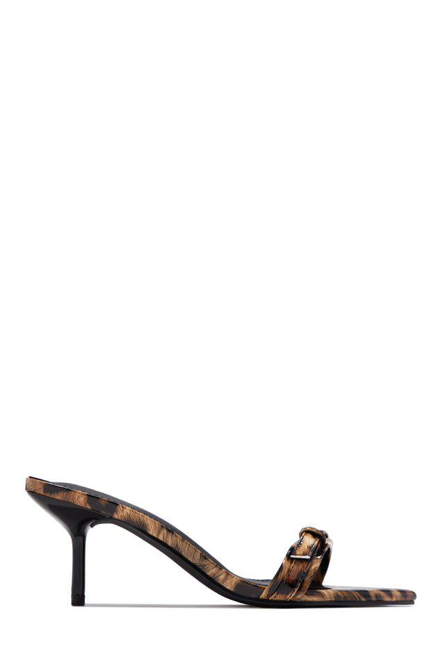 Load image into Gallery viewer, Karyn Mid Heel Mules - Leopard