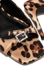 Load image into Gallery viewer, Ella Peep Toe Single Sole Heels - Leopard