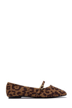 Load image into Gallery viewer, Ellie Mary Jane Flats - Leopard