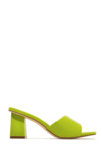 Load image into Gallery viewer, Valentine Block Heel Mules - Green