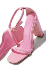 Load image into Gallery viewer, Marci Block Heels - Pink