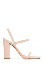 Load image into Gallery viewer, Emerie Slingback Block High Heels - Coral