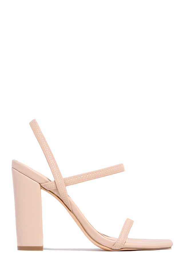 Load image into Gallery viewer, Emerie Slingback Block High Heels - Coral