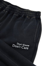 Load image into Gallery viewer, Don't Know Don't Care High Waist Wide Leg Sweat Pant - Navy