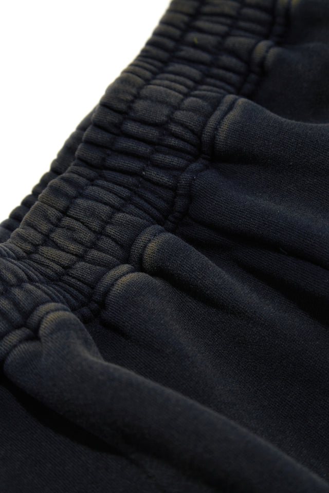 Load image into Gallery viewer, Don't Know Don't Care High Waist Wide Leg Sweat Pant - Navy