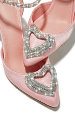 Load image into Gallery viewer, Sweet Love Embellished Pump Heels - Pink
