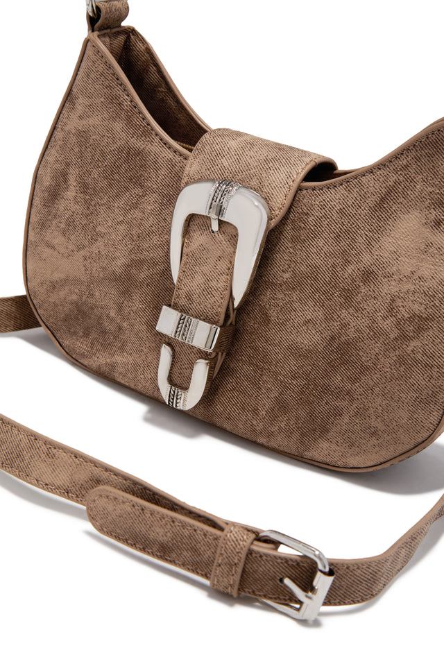 Load image into Gallery viewer, Brynn Buckle Strap Shoulder Bag - Nude