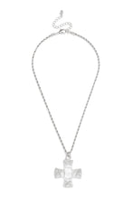 Load image into Gallery viewer, Silver Cross Festival Necklace
