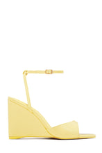 Load image into Gallery viewer, Kaia Single Sole Wedge Heels - Yellow