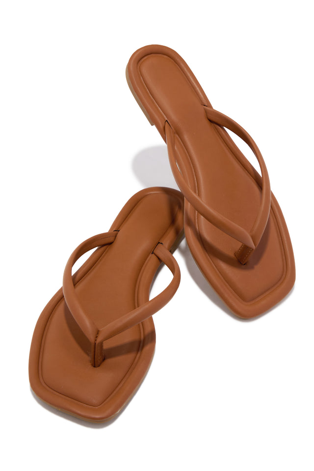 Load image into Gallery viewer, Slip Into Sunshine Thong Sandals - Tan