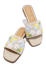 Load image into Gallery viewer, Petal Kisses Flat Slip On Sandals - Nude