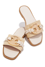 Load image into Gallery viewer, Ocean Kiss Flat Slip On Sandals - Bone