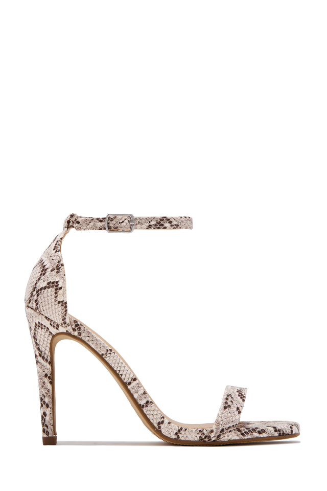 Load image into Gallery viewer, Lucero Single Sole Heels - Snake