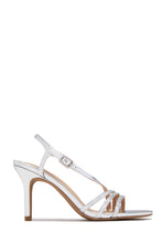Load image into Gallery viewer, Karina Strappy Single Sole Heels - Silver