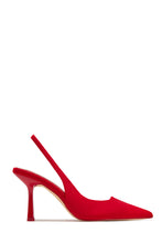 Load image into Gallery viewer, Caria Slingback Pumps - Red