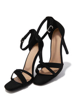 Load image into Gallery viewer, Khloe Single Sole Heels - Black