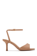 Load image into Gallery viewer, Everly Ankle Strap Single Sole Heels - Nude