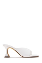Load image into Gallery viewer, Ary Single Sole Mid Heel Mules - White