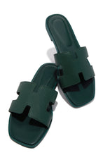 Load image into Gallery viewer, Elara Slip On Sandals - Emerald