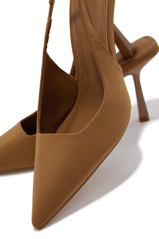 Load image into Gallery viewer, Caria Slingback Pumps - Caramel